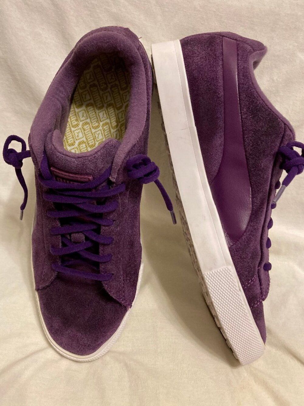 Great Condition, SZ 7, PUMA Suede Golf Shoe, Purple